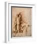 Young Man Fighting the Dragon, Late 15th Century-Andrea Mantegna-Framed Giclee Print