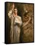 Young Man Holding a Cross-Theodore Chasseriau-Framed Stretched Canvas