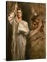 Young Man Holding a Cross-Theodore Chasseriau-Stretched Canvas