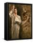 Young Man Holding a Cross-Theodore Chasseriau-Framed Stretched Canvas