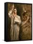 Young Man Holding a Cross-Theodore Chasseriau-Framed Stretched Canvas