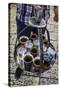 Young Man Holding a Tray with Coffee, Tea and Water in Old City, Jerusalem, Israel, Middle East-Yadid Levy-Stretched Canvas