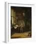 Young Man in a Study-Adriaen van Gaesbeeck-Framed Art Print