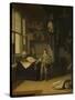 Young Man in a Study-Adriaen van Gaesbeeck-Stretched Canvas