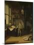 Young Man in a Study-Adriaen van Gaesbeeck-Mounted Art Print