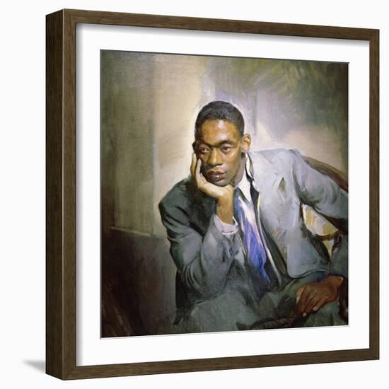 Young Man in Blue Suit, c.1930-Alice Kent Stoddard-Framed Giclee Print