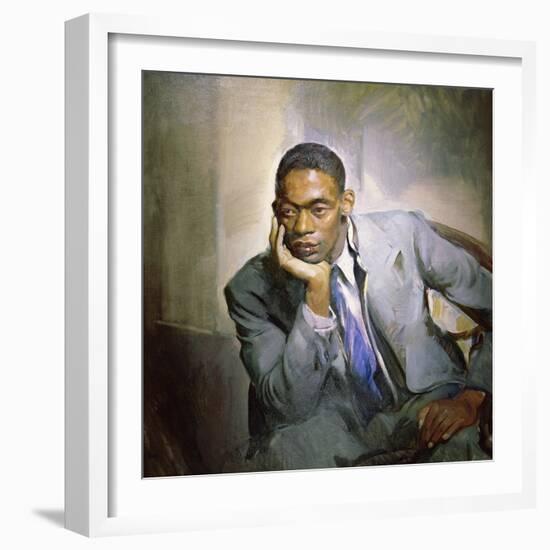 Young Man in Blue Suit, c.1930-Alice Kent Stoddard-Framed Giclee Print