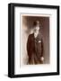 Young Man in Morning Coat, Bowler Hat and Cane: Perhaps an Office Clerk-null-Framed Photographic Print