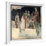 Young Man is Greeted by the Liberal Arts, 15th century-Sandro Botticelli-Framed Giclee Print