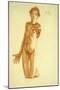 Young Man Kneeling, 1908-Egon Schiele-Mounted Giclee Print