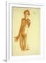 Young Man Kneeling, 1908-Egon Schiele-Framed Giclee Print