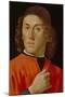 Young Man (Oil on Panel)-Domenico Ghirlandaio-Mounted Giclee Print