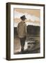 Young Man on a Riverbank, 1902-Umberto Boccioni-Framed Giclee Print