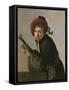 Young Man Playing a Theorbo-Jan Gerritsz van Bronckhorst-Framed Stretched Canvas