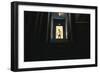 Young Man Posing in Dark Setting-Luis Beltran-Framed Photographic Print