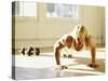 Young Man Preforming Push Up Exercise in Gym, New York, New York, USA-Chris Trotman-Stretched Canvas