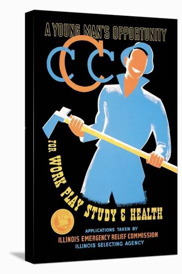 Young Man's Opportunity for Work, Play, Study, and Health-Albert Bender-Stretched Canvas