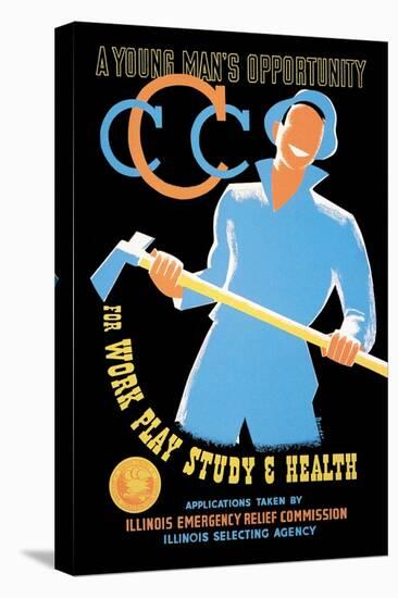 Young Man's Opportunity for Work, Play, Study, and Health-Albert Bender-Stretched Canvas