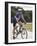 Young Man Sitting on a Bicycle-null-Framed Photographic Print