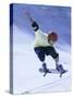 Young Man Skateboarding in Mid Air-null-Stretched Canvas