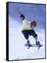 Young Man Skateboarding in Mid Air-null-Framed Stretched Canvas