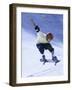 Young Man Skateboarding in Mid Air-null-Framed Photographic Print