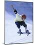 Young Man Skateboarding in Mid Air-null-Mounted Photographic Print