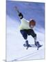 Young Man Skateboarding in Mid Air-null-Mounted Photographic Print