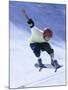 Young Man Skateboarding in Mid Air-null-Mounted Photographic Print