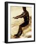 Young Man Wakeboarding-null-Framed Photographic Print