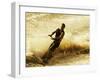 Young Man Wakeboarding-null-Framed Photographic Print