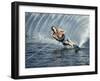 Young Man Wakeboarding-null-Framed Photographic Print