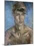 Young Man Wearing a Sun Visor-Glyn Warren Philpot-Mounted Giclee Print