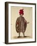 Young Man Wearing "Dogalina", Formal Robe with Wide Sleeves-Jan van Grevenbroeck-Framed Giclee Print