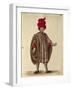 Young Man Wearing "Dogalina", Formal Robe with Wide Sleeves-Jan van Grevenbroeck-Framed Giclee Print