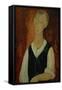 Young Man with a Black Waistcoat, 1912-Amedeo Modigliani-Framed Stretched Canvas