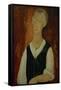 Young Man with a Black Waistcoat, 1912-Amedeo Modigliani-Framed Stretched Canvas