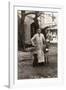 Young Man with a Dog and a Donkey, Gibraltar-null-Framed Photographic Print