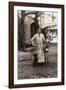 Young Man with a Dog and a Donkey, Gibraltar-null-Framed Photographic Print