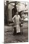 Young Man with a Dog and a Donkey, Gibraltar-null-Mounted Photographic Print