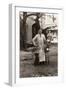 Young Man with a Dog and a Donkey, Gibraltar-null-Framed Photographic Print