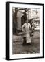 Young Man with a Dog and a Donkey, Gibraltar-null-Framed Photographic Print