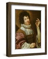 Young Man with a Fig, C.1620-30-Simon Vouet-Framed Giclee Print