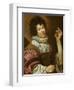 Young Man with a Fig, C.1620-30-Simon Vouet-Framed Giclee Print