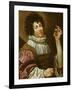 Young Man with a Fig, C.1620-30-Simon Vouet-Framed Giclee Print