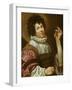 Young Man with a Fig, C.1620-30-Simon Vouet-Framed Giclee Print