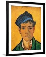 Young Man with a Hat, c.1888-Vincent van Gogh-Framed Giclee Print