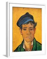 Young Man with a Hat, c.1888-Vincent van Gogh-Framed Giclee Print