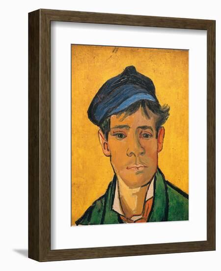 Young Man with a Hat, c.1888-Vincent van Gogh-Framed Premium Giclee Print