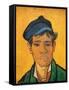 Young Man with a Hat, c.1888-Vincent van Gogh-Framed Stretched Canvas